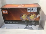 Red Stone Propane Double Tank Top Radiant Heater 30,000 Btu 3-SETTING Open. Price: $114.66.