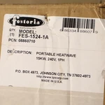 Fostoria FES-1524-1A Portable Electric Salamander Heater New. Price: $1646.95.