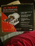 Gold Hot Gnh Pro Jumbo Ceramic Heater Stove Used. Price: $40.00.