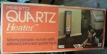 Vintage 30" Presto 07870 Dual Tube 1500W 5120BTU/120V Ac Quartz Heater With Box Used. Price: $149.99.