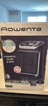 Rowenta Silent Comfort Eco Energy Ceramic Heater 1500W Black 215 Sq Ft Timer Open. Price: $41.99.