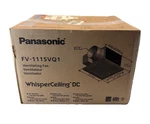 Panasonic Whisperceiling Dc Bath Exhaust Fan Only 110 130 Or 150 Cfm FV-1115VQ1 Open. Price: $199.95.