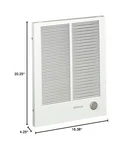 Broan-nutone White 198 High Capacity Wall Heater 4000/2000 (no Housing) Open. Price: $175.00.