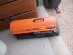 All-pro 60,000 Btu Kerosene Forced Air Portable Heater Orange Steel Used. Price: $200.00.