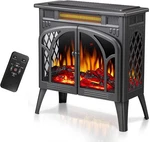 Electric Fireplace Stove Heater,adjustable Brightness,remote,timer New. Price: $229.99.