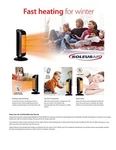 Soleus Air Ceramic Tower Heater- 1500W New. Price: $49.99.