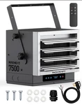 Inokraft MH-E7500 Electric Garage Heater 7500W 240V 25500 Btu Remote Thermostat New. Price: $284.99.