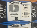 Air King AK80 Cfm 1.5 Sone Ceiling Mounted Energy Star Rated - White New. Price: $69.50.