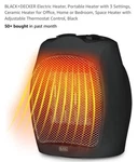 Black & Decker Personal Ceramic Heater 1500 Watts White BHDC500W46 Used. Price: $19.99.