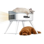 Homerunpet Pet-safe Space Heater Heated Cat Bed 2-IN-1 Ceramic For New. Price: $158.40.