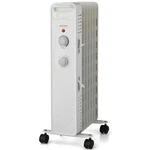 1500W Mainstays Mechanical Oil Filled Electric Radiator Heater White Open Box. Price: $54.99.