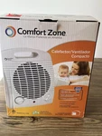 Comfort Zone 1500W Compact Heater - White (CZ35) New Open Box. Price: $17.99.