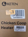 Keten Chicken Coop Heater 200W Open Box, Never Used New. Price: $24.99.