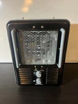 Comfort Zone Compact Electric Utility Space Heater Personal Fan, Black (works) Used. Price: $14.99.