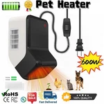 600W Dog House Heater With Thermostat,pet Safe Overheat Protection New. Price: $44.99.