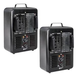 Beyond Milkhouse Space Heater, 1300W/1500W Standard, BLACK-2 Pack New. Price: $108.99.
