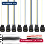 Rtyper 8PCS Ignition Coil Module Female Connector Plug Wire Harness Pigtail Repl New. Price: $18.47.