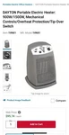 Dayton Electric Heater Ceramic 1VNX1A - 120 Volt, 1500 Watt Parts Or Repair New. Price: $50.00.