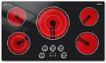 36 Inch Electric Cooktop 5 Burner 9200W 220V Hardwired Dual Triple Ring Knob New. Price: $420.95.